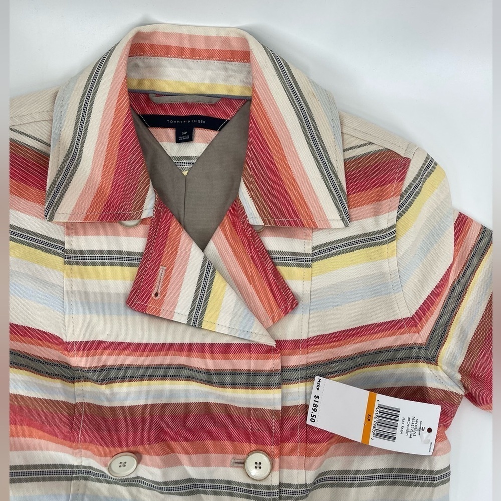 Tommy Hilfiger striped Jacket (B41#7) - Picture 6 of 8